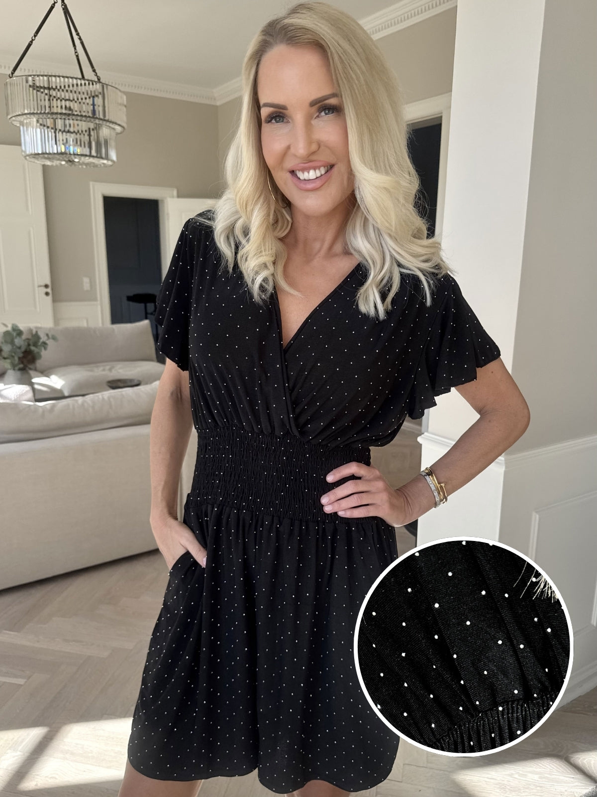 Pams Crystal Playsuit - Elastisk jumpsuit med gjutform
